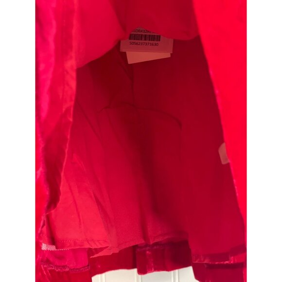 Rachel Riley Girls Red Velvet Dress With Plaid Bow Detail Size 3Y $155 - Picture 6 of 13